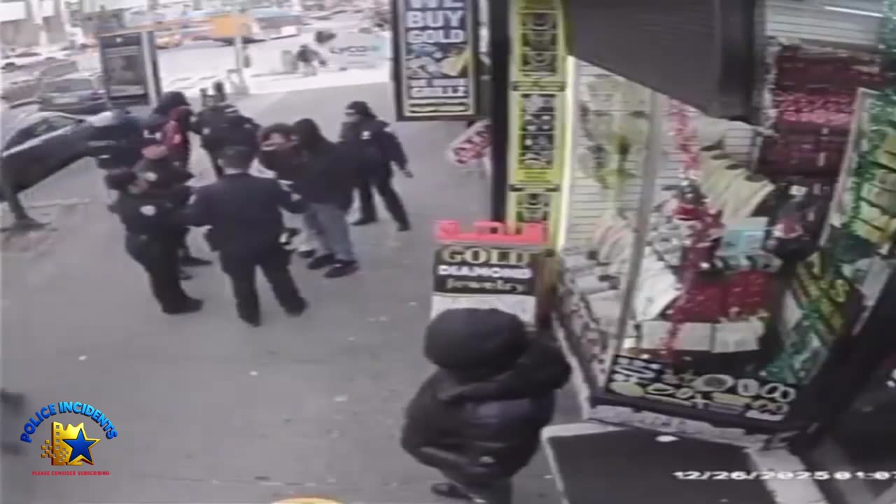A NYPD Sergeant was sucker punched while interviewing a suspect.