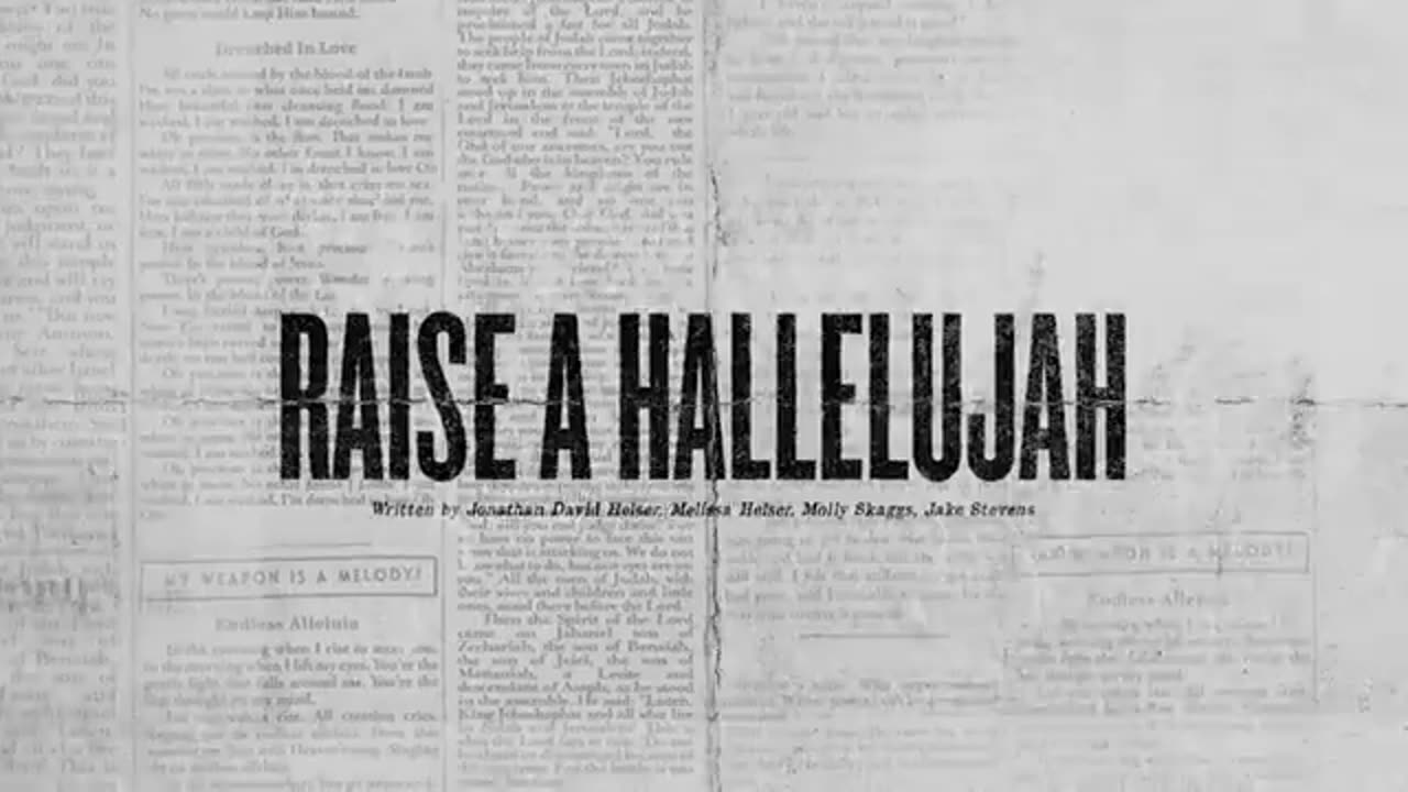 RAISE A HALLELUJAH - CHRIS TOMLIN