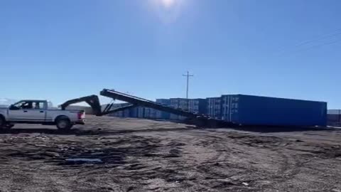Delivering Containers: A Work of Art! 🎨🚛 | USA Containers