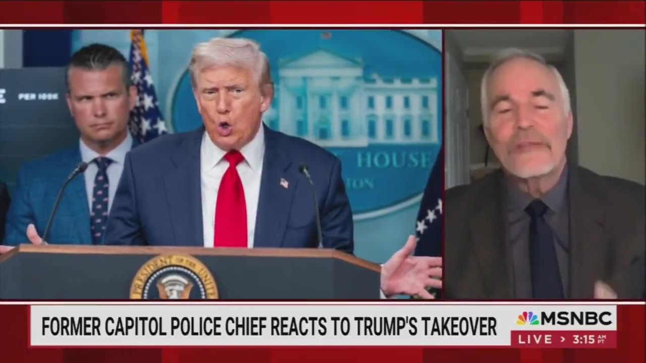 Former Capitol Police Chief Tells 'Morning Joe' Trump DC Crackdown Is On Point