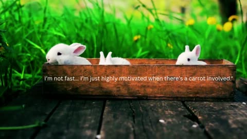 When a Rabbit Turns Into a Comedian 🐇😂"