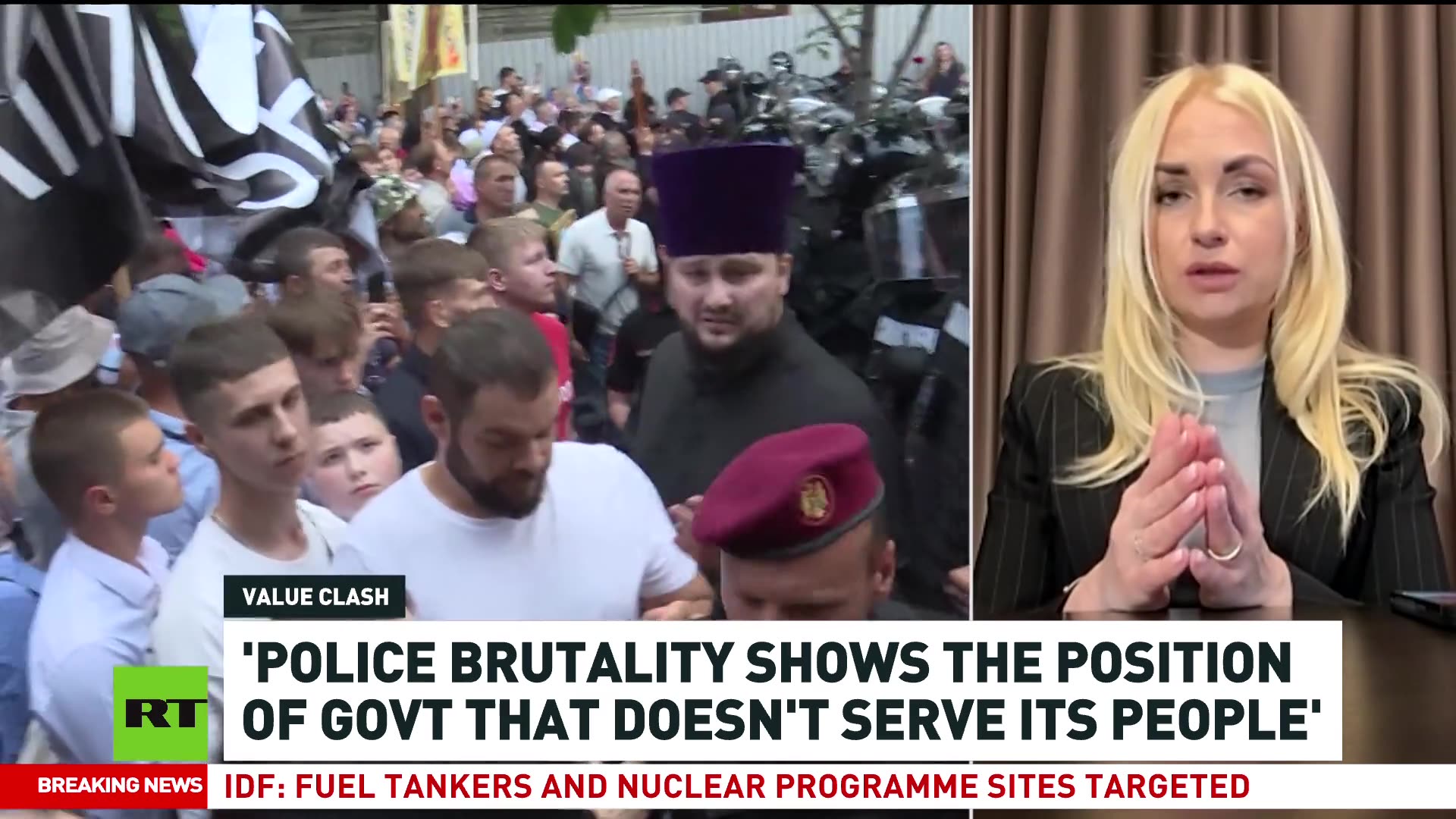 Police is serving to pro-European govt, not our people — Moldovan opposition MP Marina Tauber