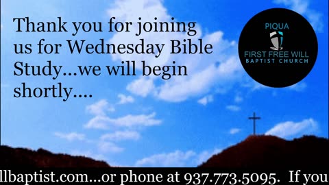 Wednesday Night Bible Study for July 2, 2025.