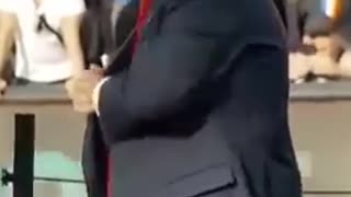 Donald Trump appeared to pocket a Club World Cup champions medal
