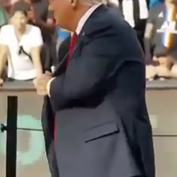 Donald Trump appeared to pocket a Club World Cup champions medal