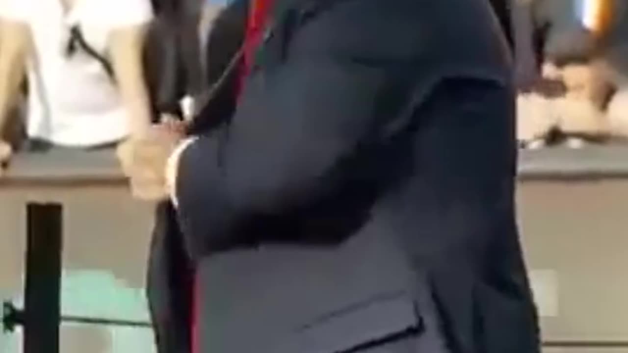 Donald Trump appeared to pocket a Club World Cup champions medal