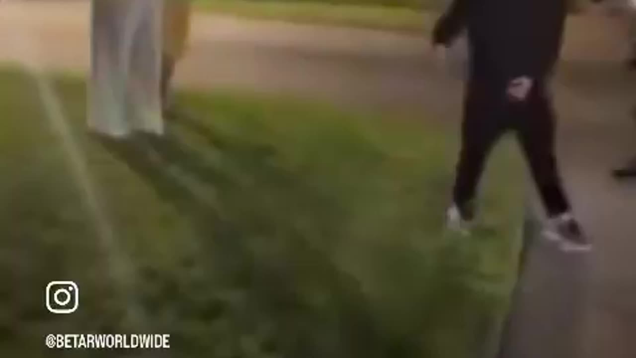 Family is attacked for asking group of people to get off his property during illegal street takeover