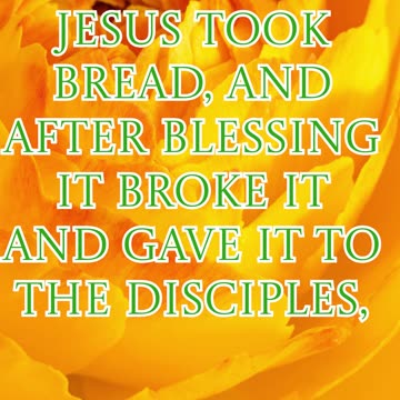 "The Lord’s Supper" Matthew 26:26 #shorts #shortvideo #youtubeshorts #youtube #ytshorts #yt #love