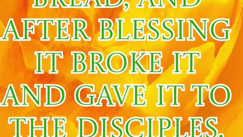 "The Lord’s Supper" Matthew 26:26 #shorts #shortvideo #youtubeshorts #youtube #ytshorts #yt #love