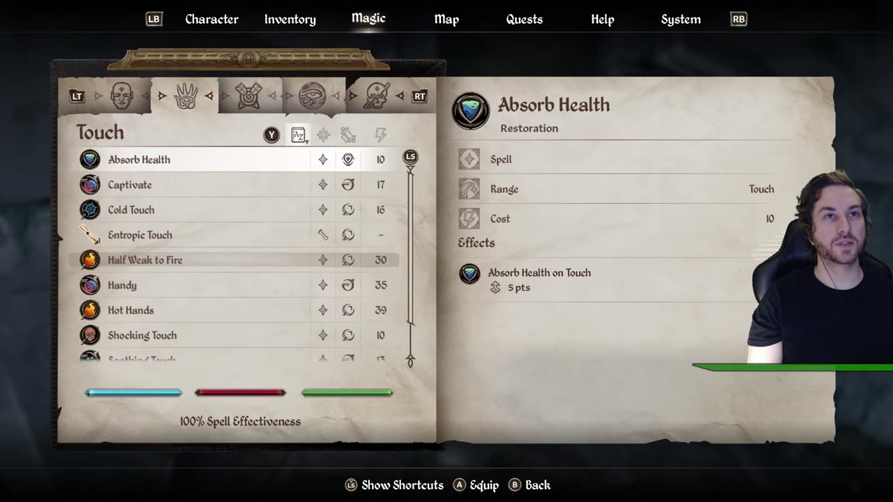 Only Magic, Always 3rd Person (Oblivion)