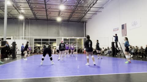 Angelica Rose #9 & Next Level Rising Volleyball vs BBVCL 16 Kyle