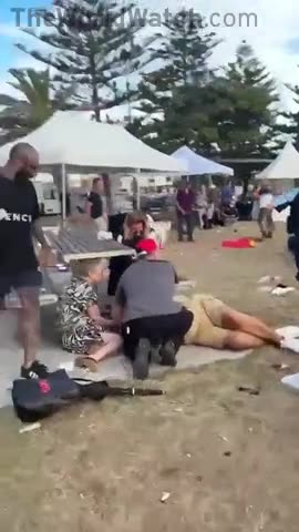 Footage of Victims of the Bondi Beach, Sydney - Terror Attack - trying to be resuscitated.