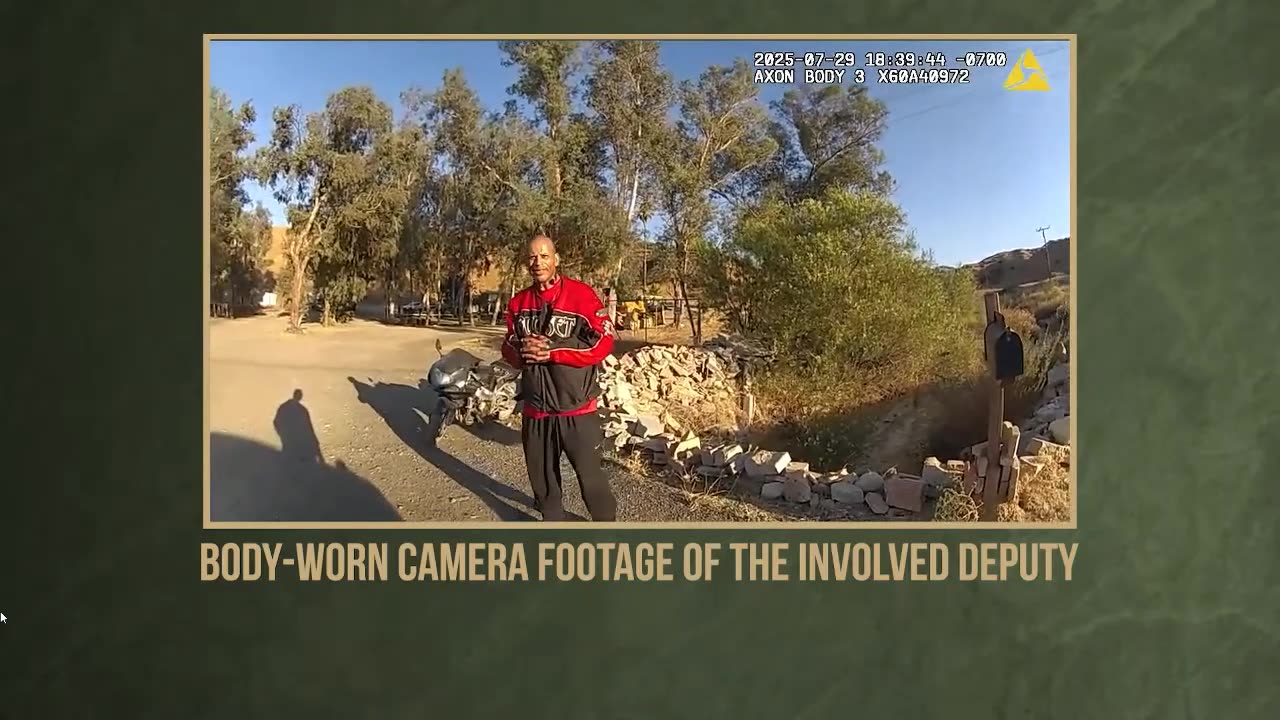 Riverside County CA Sheriff OIS on 7 29 25