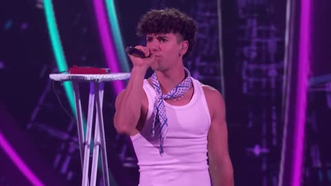 Micah Palace stuns the AGT 2025 stage with his electrifying original song "Rodeo, 