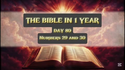 Day 80 of 365 (THE WHOLE BIBLE)