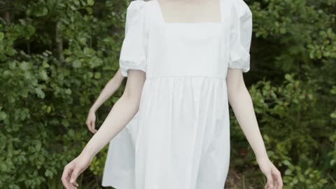 girls in white