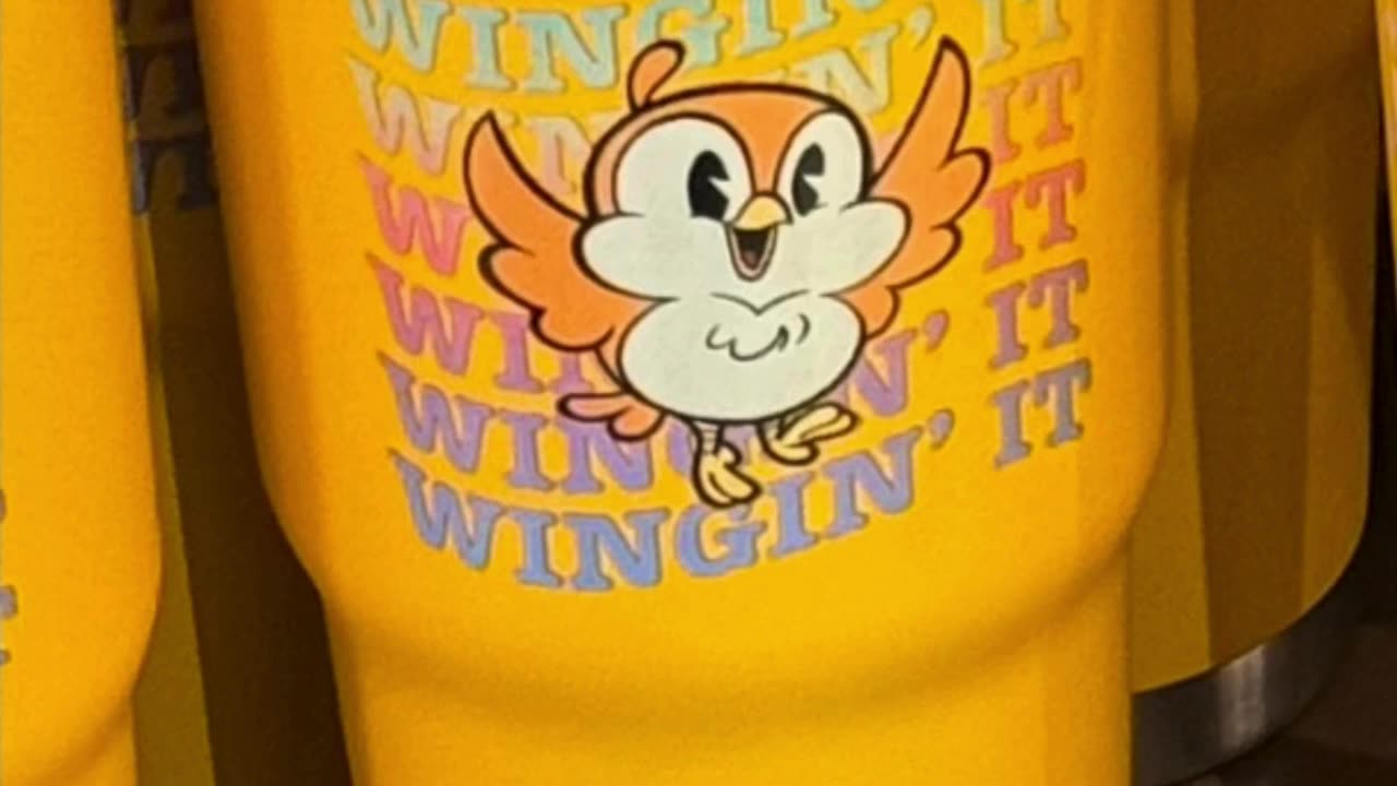 Disney Parks Mickey and Minnie Runaway Railway Yellow Bird Sipper Cup #shorts