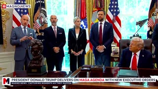 🇺🇸 President Trump Delivers on MAGA Agenda with New Executive Orders at The White House [LIVE]