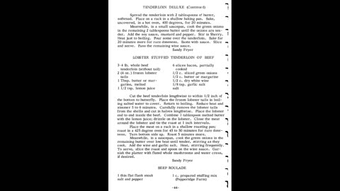 1969 All Sorts of Delicious Dishes