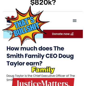 Is (((The Smith Family))) CEO’s salary over 820k - Justice Matters (720p, h264)