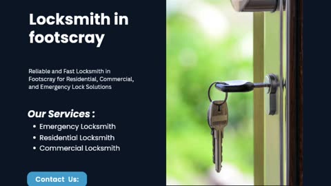 Reliable and Fast Locksmith in Footscray for Residential, Commercial, and Emergency Lock Solutions