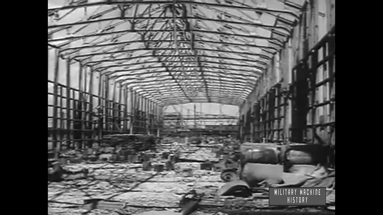 Bomb damage at Yokohama Harbor - September 1945