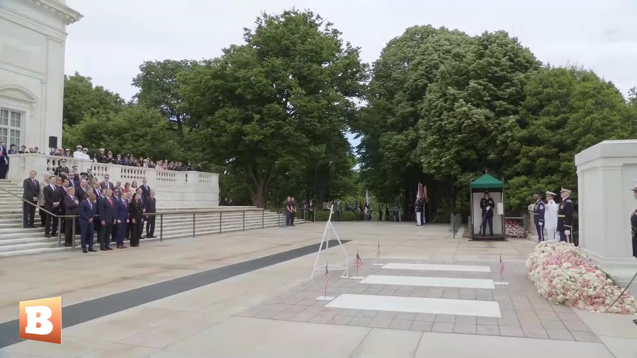 LIVE: President Trump Participates in a Memorial Day Tribute...