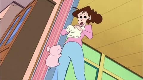 迷路的小猪哦～#蜡笔小新 #童年动画 #我在抖音看动画 #下饭剧 #动漫推荐