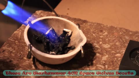 TUC's 1st Metal Melt Pewter 40K Minis ASMR