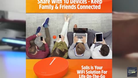 SIMO Solis Lite 4G LTE Mobile Hotspot, Portable WiFi for Travel in 140+ Countrie