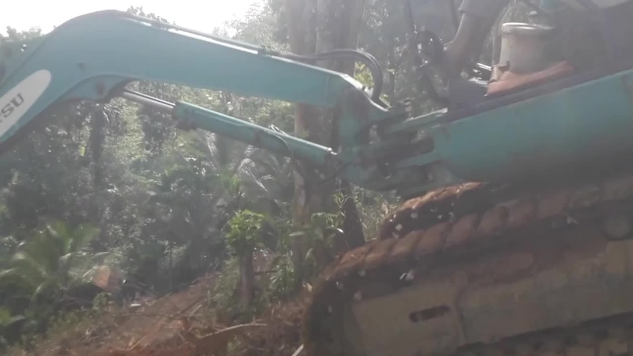 Steep Mountain. Heavy Machine. Serious Skill