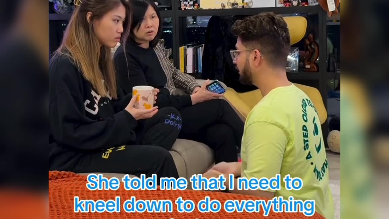 Husband embarrassed wife in front of mother in law funny