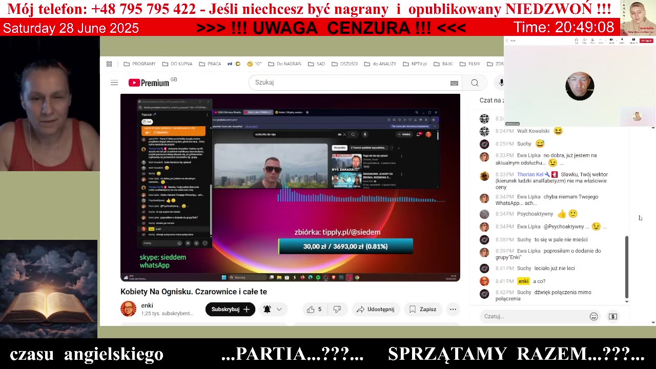 5075 - Ach te toksyczne kobitki 😉 ja u Enki 👮‍♀️ - 28.06.2025 rok