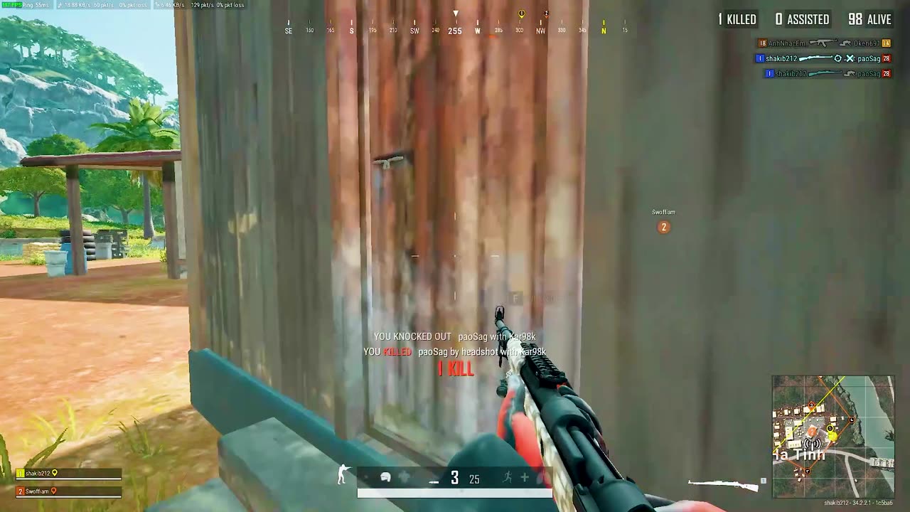 When you find Kar98 off drop