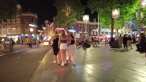 Amsterdam Nightlife After Midnight 🇳🇱 Stunning Single Ladies & Party Vibes|Netherlands Walking Tour
