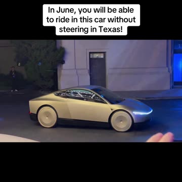 In June, you will be able to ride in this car without steering in Texas.