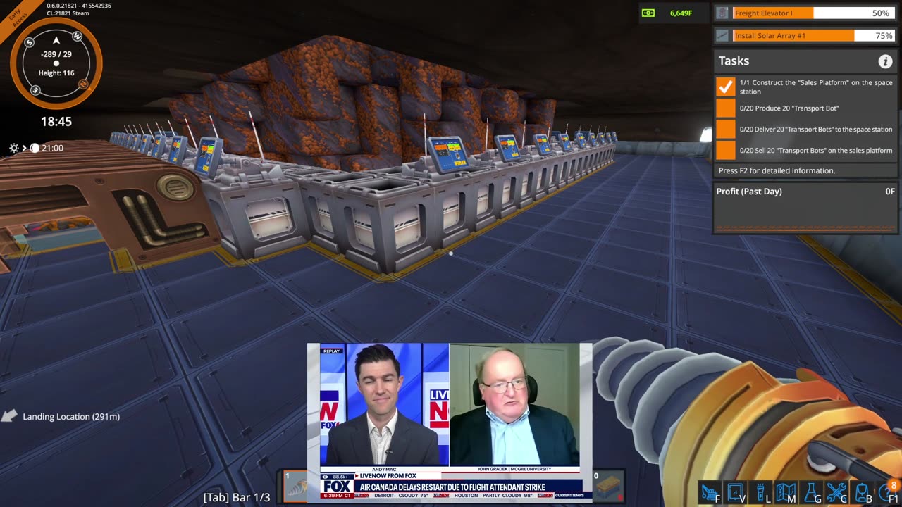 Foundry Building While Listening To Randomness