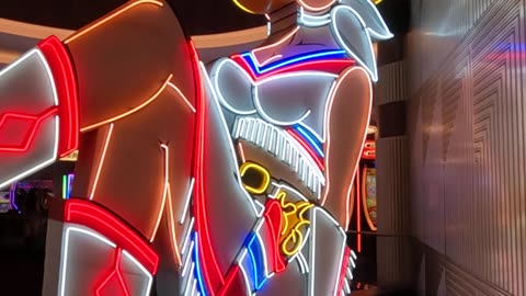 The most famous cowgirl in Las Vegas at home: Vegas Vickie is always ready to hop on her horse