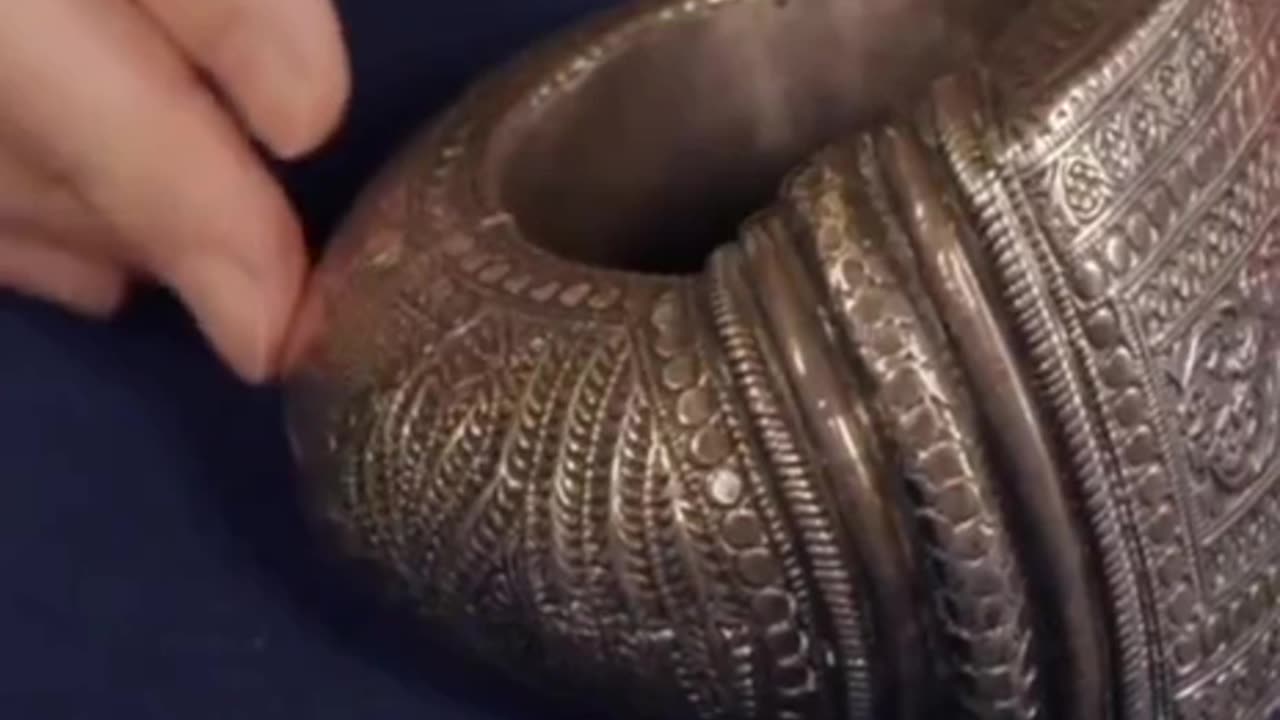Imagine a finger large enough to fit this giant, ancient ring!
