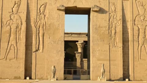 Entering the Temple of Horus in Edfu, Egypt | TravelwithSaave