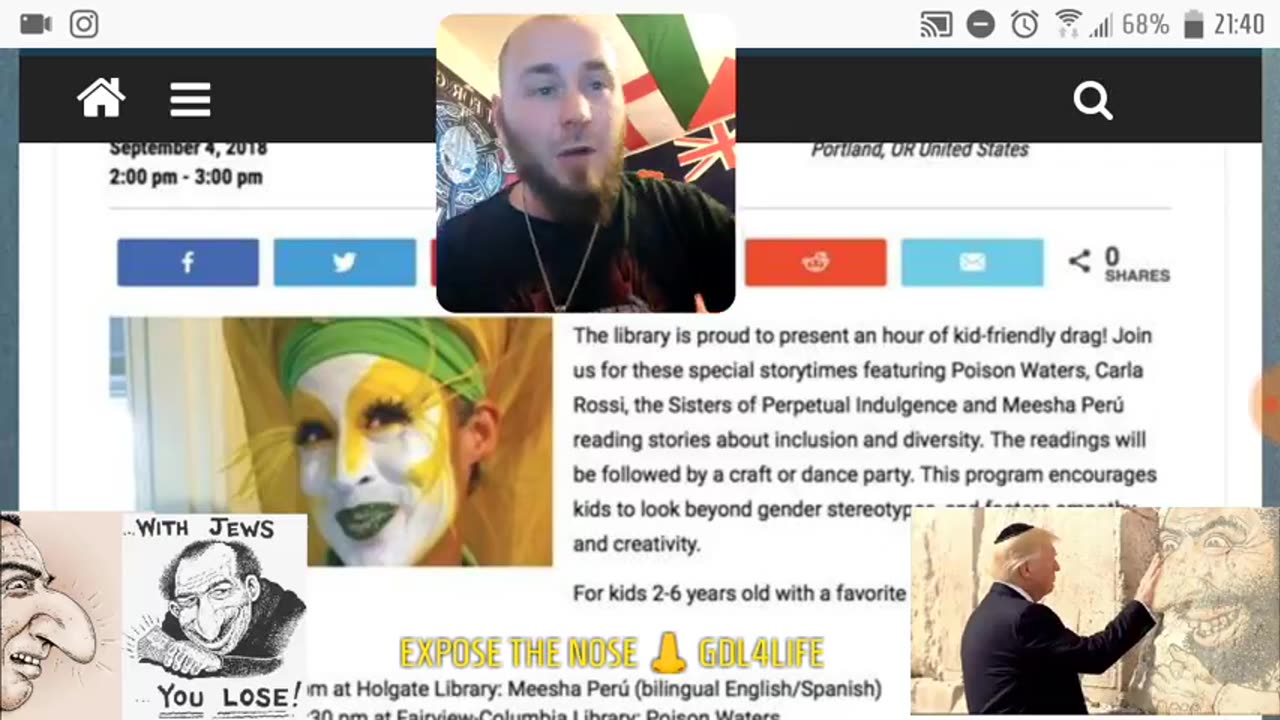 Tranny Pedophiles Promoted By The Jews.