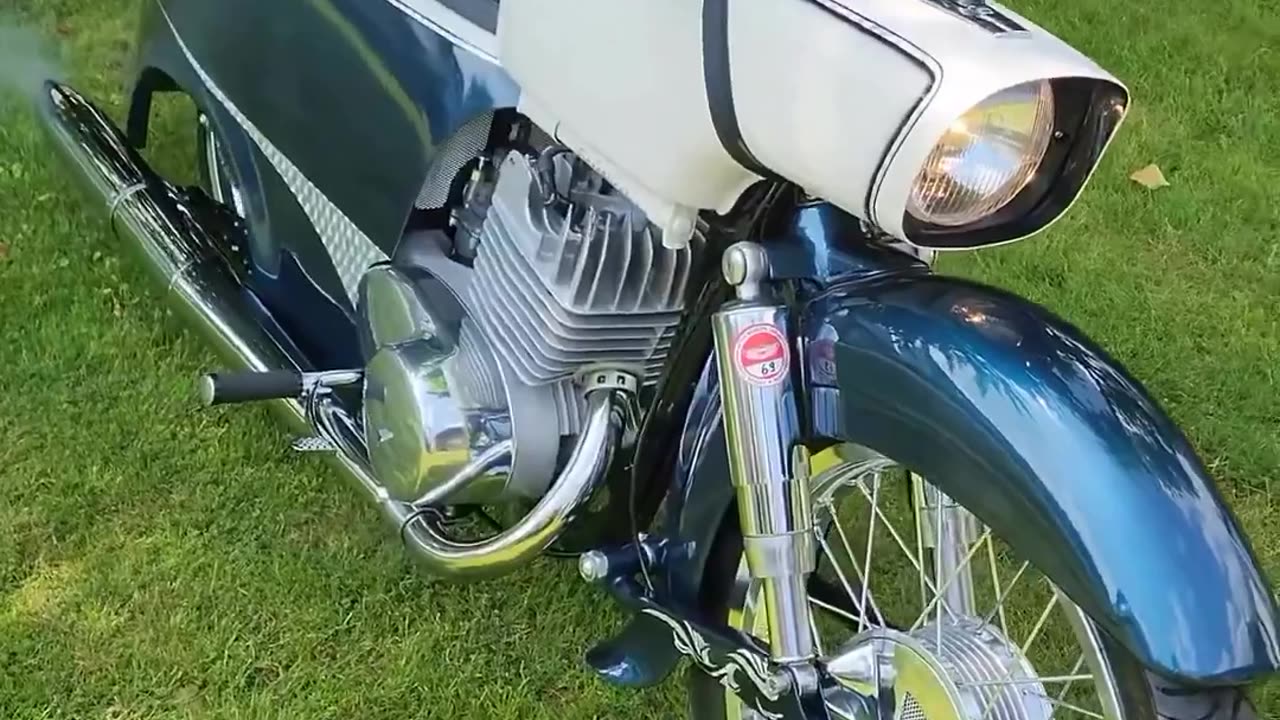 1968 MZ "Streamliner" motorcycle by engineer Sebastian Brandt