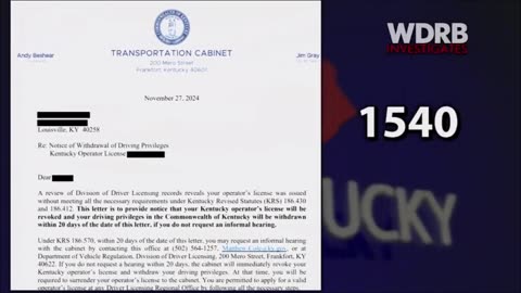 Court Orders Kentucky To Release Records In Driver’s License Fraud Investigation
