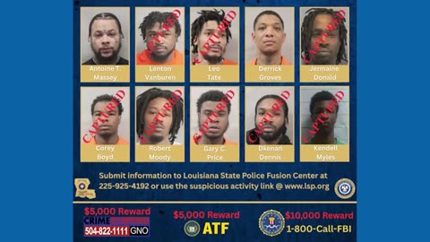 Dashcam video shows arrest of New Orleans jail escape suspects in Texas