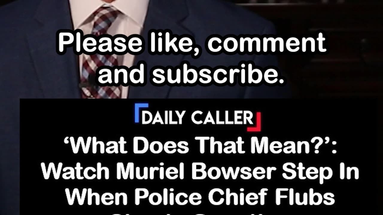 DC Police Chief Confused by "Chain of Command" Question — Mayor Steps In to Explain