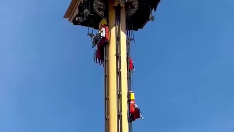 Hurakan Condor 100m Drop POV | PortAventura Thrill Ride