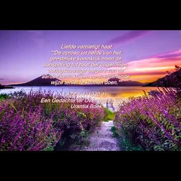 Liefde Vernietigd Haat