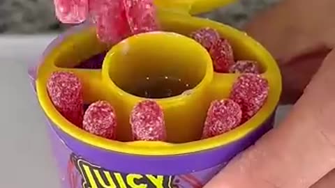 Trending: JUICY DROP GUMMY STIX #shorts #candy #asmr