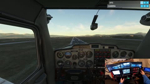 💥 Virtual Cessna Nearly Crashes on Final Approach! | MSFS 2020 Sunrise Landing at Nea Anchialos 🇬🇷
