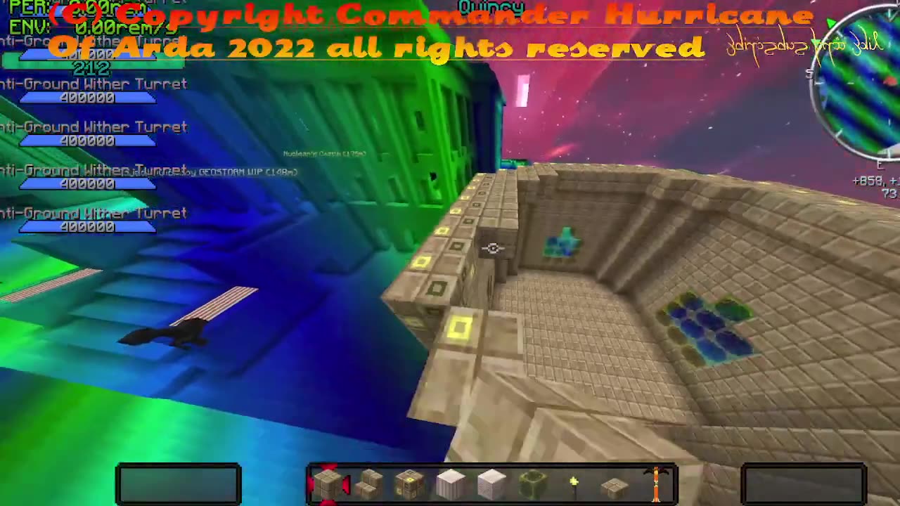 Minecraft Valkyrie Tower Build